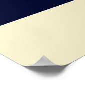 der blaue Ringoktopus Poster (Ecke)