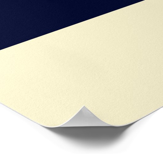 der blaue Ringoktopus Poster (Ecke)