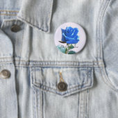 Der blaue RoseCoven Button (Beispiel)