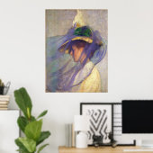 Der blaue Schleier Poster (Heimbüro)