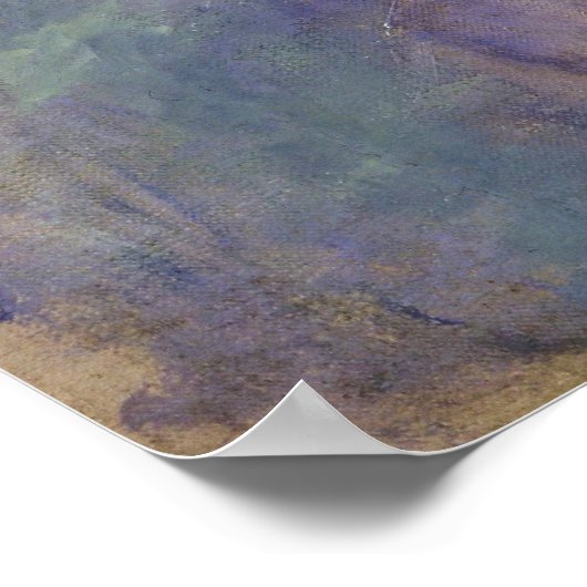 Der blaue Schleier Poster (Ecke)