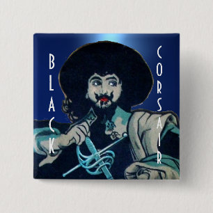 Der blaue schwarze KORSAIR-Edelstein Button