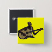 Der Blaue singt die Blues Button (Vorne & Hinten)