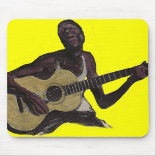 Der Blaue singt die Blues Mousepad
