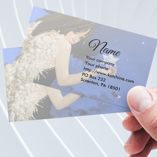 Der blaue Star Visitenkarte