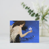 Der blaue Stern! Postkarte (Stehend Vorderseite)