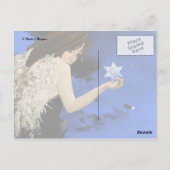 Der blaue Stern! Postkarte (Rückseite)