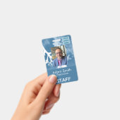 Der blaue Steward - Abzeichen benennen Ausweis (Handheld)