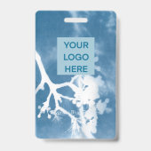 Der blaue Steward - Abzeichen benennen Ausweis (Rückseite)