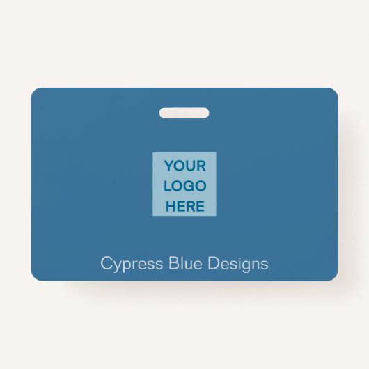 Der blaue Steward - Abzeichen horizontal benennen Ausweis (Rückseite)