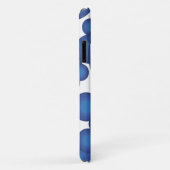 Der blaue Styling-Kreis der 70er Jahre Case-Mate iPhone Hülle (Hinten/Rechts)