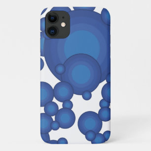 Der blaue Styling-Kreis der 70er Jahre Case-Mate iPhone Hülle