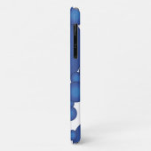 Der blaue Styling-Kreis der 70er Jahre Case-Mate iPhone Hülle (Hinten/Links)