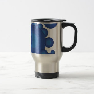 Der blaue Styling-Kreis der 70er Jahre Reisebecher