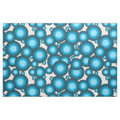 Der blaue Styling-Kreis der 70er Jahre Stoff (Fat Quarter (45,7 x 55,9 cm))