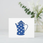 Der blaue Teekessel Postkarte (Stehend Vorderseite)