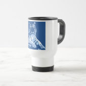 Der blaue Tiger Reisebecher (VorderseiteRechts)