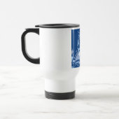 Der blaue Tiger Reisebecher (Links)