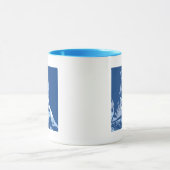 Der blaue Tiger Tasse (Zentrum)