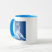 Der blaue Tiger Tasse (Vorderseite Links)
