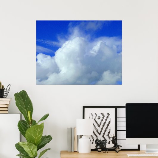 Der blaue Traum Poster (Heimbüro)