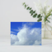Der blaue Traum Postkarte (Stehend Vorderseite)