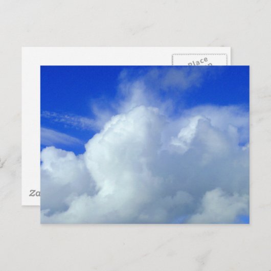 Der blaue Traum Postkarte (Vorne/Hinten)