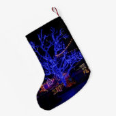 Der blaue Tree Weihnachtsbaum-Strumpf Kleiner Weihnachtsstrumpf (Rückseite (Hängend))