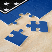 Der blaue Trump 2020 Puzzle (Seite)