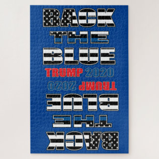 Der blaue Trump 2020 Puzzle