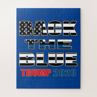 Der blaue Trump 2020 Puzzle