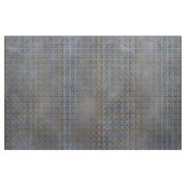 Der blaue und braune griechische Schlüssel Stoff (Fat Quarter (45,7 x 55,9 cm))