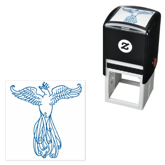 Der Blaue Vogel Permastempel (Beispiel)