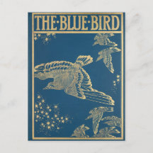 Der blaue Vogel - Vintages Buchcover