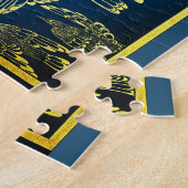 Der blaue Vogel - Vintages Buchcover Puzzle (Seite)