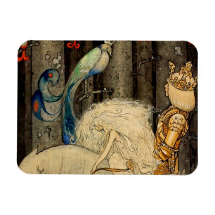 „Der Blaue Vogel“ von John Bauer Magnet