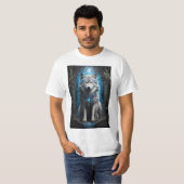 Der blaue Wolf T-Shirt (Vorne ganz)