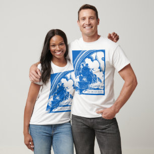 Der Blaue Zug Vintage-Reiseliteratur T-Shirt