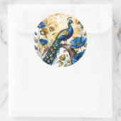 Der Blaumohn ist eine wunderschöne Blume, dass Runder Aufkleber (Tasche)