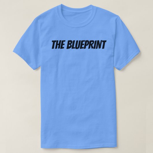 Der Blaupause T-Shirt (Design vorne)