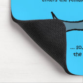 Der Blauwal... Mousepad (Ecke)