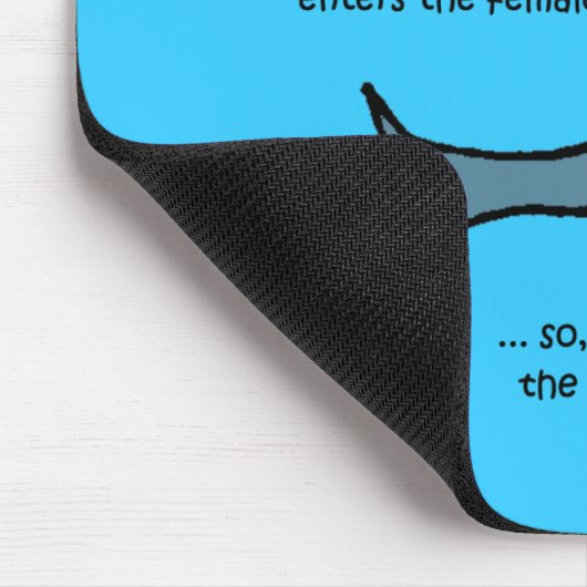 Der Blauwal... Mousepad (Ecke)