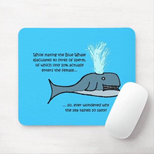Der Blauwal... Mousepad (Mit Mouse)