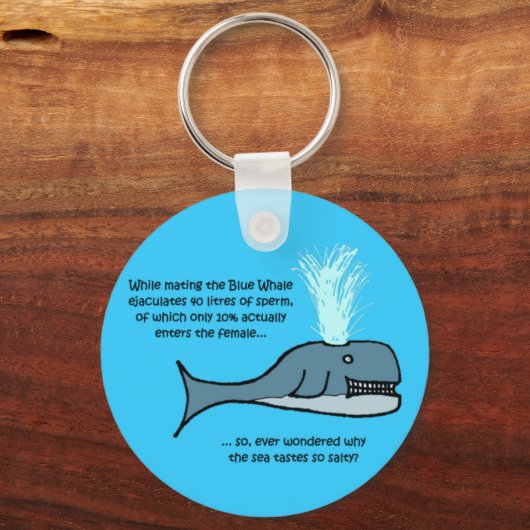 Der Blauwal... Schlüsselanhänger (Vorderseite)
