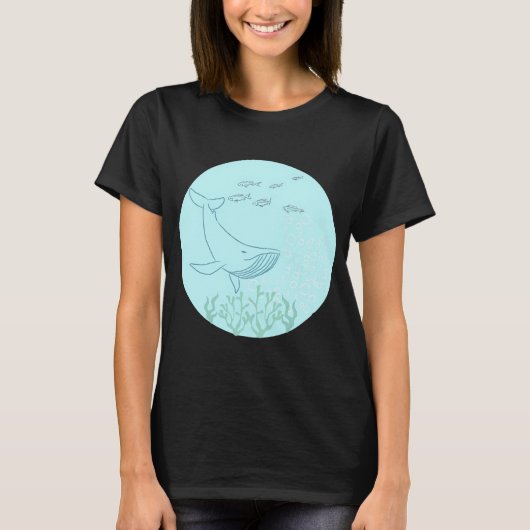 der Blauwal T-Shirt (Vorderseite)
