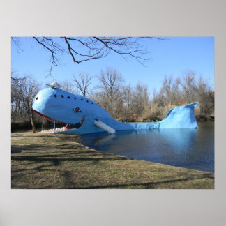Der Blauwal von Catoosa Poster