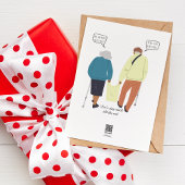 Der bleibe des lassend bleibt bis zum Ende stecken Karte