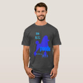 der BLEU-Pudel - bestes Tauchen-Bar in der Welt T-Shirt (Vorne ganz)