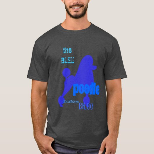 der BLEU-Pudel - bestes Tauchen-Bar in der Welt T-Shirt (Vorderseite)