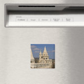 Der Blick auf Budapest von der Burg Hill. Magnet (In Situ (Geschirrspüler))